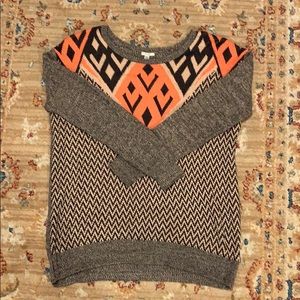 UO | ECOTE Boho Pattern Sweater - size L